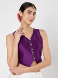 Chroma Button Down Embellished Waistcoat