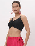 Chroma Spaghetti Back Tie Padded Crop Top