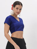 Silk Blend Stretchable Crop Top