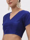 Silk Blend Stretchable Crop Top