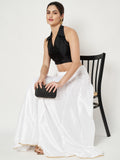 Silk Blend Stretchable Halter Top