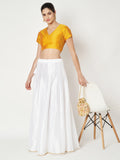 Silk Blend Stretchable Crop Top