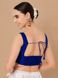 Silk Blend Padded Stretchable Readymade Blouse