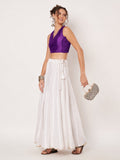 Silk Blend Stretchable Readymade Blouse