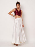 Silk Blend Stretchable Readymade Blouse