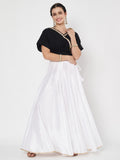 Georgette Embellished Crop Top