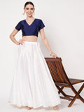 Silk Blend Stretchable Readymade Blouse