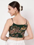 Georgette Printed Spaghetti Readymade Blouse