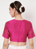 Silk Blend Zari Embroidered Readymade blouse