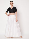 Silk Blend Zari Embroidered Readymade blouse