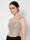 Shimmer Stripe Readymade Corset Blouse