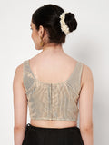 Shimmer Stripe Readymade Corset Blouse
