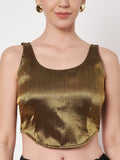 Brocade Readymade Corset Blouse