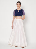 Organza Embellished Readymade Blouse