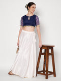 Organza Embellished Readymade Blouse