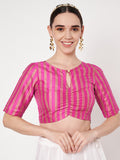 Chroma Stripe Printed Readymade Blouse