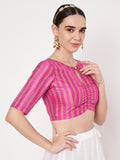 Chroma Stripe Printed Readymade Blouse