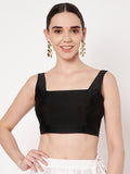 Silk Blend Padded Stretchable Readymade Blouse