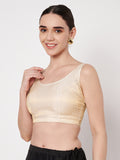 Chanderi Zari Stripe Readymade Blouse