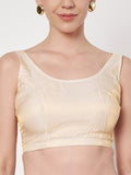Chanderi Zari Stripe Readymade Blouse