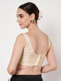 Chanderi Zari Stripe Readymade Blouse