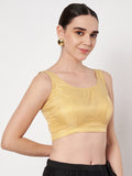 Chanderi Zari Stripe Readymade Blouse