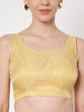 Chanderi Zari Stripe Readymade Blouse