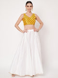 Dupion Block Printed Readymade Blouse