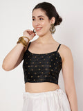 Silk Blend Zari Spaghetti Readymade Blouse