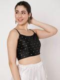 Silk Blend Zari Spaghetti Readymade Blouse