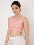 Net Embellished Readymade Blouse