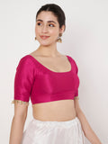 Dupion Embellished Padded Readymade Blouse