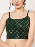 Georgette Embroidered Readymade Blouse