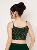 Georgette Embroidered Readymade Blouse