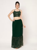 Georgette Embroidered Readymade Blouse
