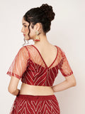 Net Gota Embroidered Readymade Blouse