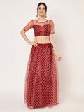 Net Gota Embroidered Readymade Blouse