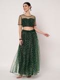 Net Gota Embroidered Readymade Blouse