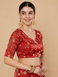 Organza Embroidered Readymade Blouse