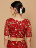 Organza Embroidered Readymade Blouse