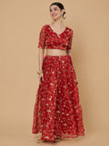 Organza Embroidered Readymade Blouse