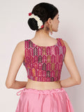 Georgette Embroidered Readymade Blouse