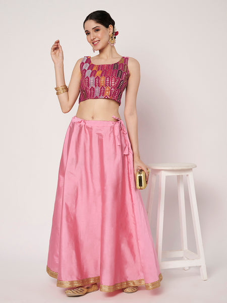 Georgette Embroidered Readymade Blouse