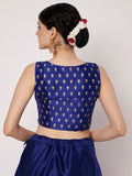Dupion Hand Block Printed Readymade Blouse