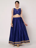 Dupion Hand Block Printed Readymade Blouse