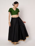 Silk Blend Stretchable Readymade Blouse