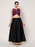 Dupion Hand Block Printed Readymade Blouse