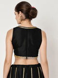 Dupion Embellished Readymade Blouse