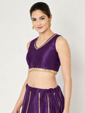 Dupion Embellished Readymade Blouse