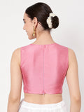 Silk Blend Stretchable Readymade Blouse